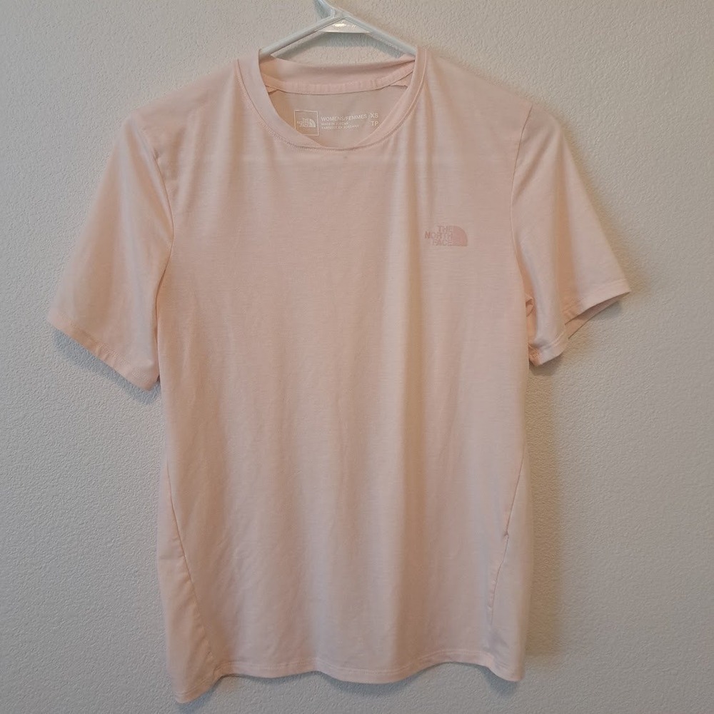The North Face Womens Pink Short Sleeve Active T-Shirt XS